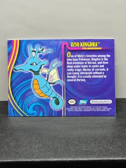 Topps Pokemon Kingdra #230 TV Animation Edition Vintage Foil Pokemon Card - Image 2