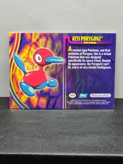 Topps Pokemon Porygon2 #233 TV Animation Edition Vintage Card NM Condition - Image 2