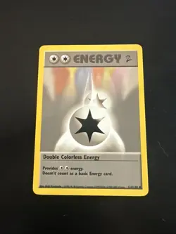 Pokemon TCG Double Colorless Energy 124/130 Base Set 2 Regular Uncommon Card - Image 1