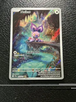 Pokemon TCG Noibat 169/159 Journey Together Full Art Rare Card - Image 1