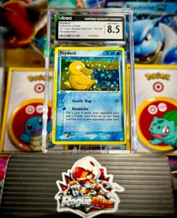 CGC 8.5 Psyduck Reverse Holo 70/109 Team Rocket Returns Vintage Pokemon Card TCG - Image 1