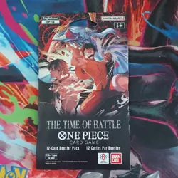 🔥Bandai Namco One Piece Card Game OP-16 Time of Battle English Booster Pack 6+ - Image 1