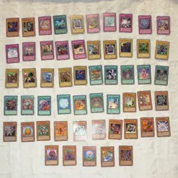 Konami Yu-Gi-Oh! TCG 55-Card Lot 1st Edition/Unl English Holo/Reg Chain Material - Image 1