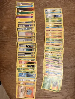 Nintendo Pokemon TCG 1999 Base Set 2 Unlimited 64-Card Lot Trainers & Energy - Image 1