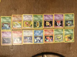 Nintendo Pokemon TCG 1999 Base Set 2 Unlimited 64-Card Lot Trainers & Energy - Image 2