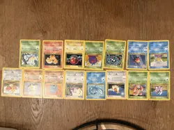 Nintendo Pokemon TCG 1999 Base Set 2 Unlimited 64-Card Lot Trainers & Energy - Image 4