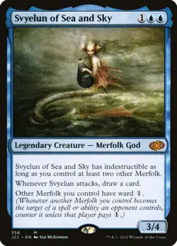 Svyelun of Sea and Sky (Jumpstart 2022 356) - Mythic Magic: The Gathering Card - Image 1