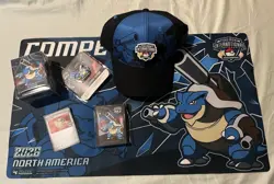 Pokemon Mega Blastoise NAIC 2026 Competitor Kit With Promo Card (MP) - Image 1