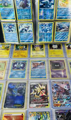 Pokemon Card Lot 100 Official TCG Cards Ultra Rare EX GX V Mega Holos Collection - Image 2