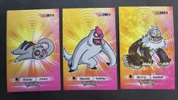 SLAKOTH X VIGOROTH X SLAKING LOT - POKEMON CARD DATABASE 3 CCG FOIL - Image 1