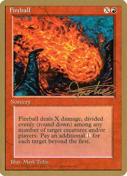 2x Fireball (#mj192) Pro Tour Collector Set MP MTG - Image 1