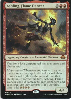 MTG: Modern Horizons 3: Foil Ashling, Flame Dancer: Lightly Played Condition - Image 1