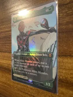 MTG✨MILES MORALES Rev/Flip FOIL✨Marvel's Spider-Man MINT MYTHIC Classic Comic Cv - Image 5