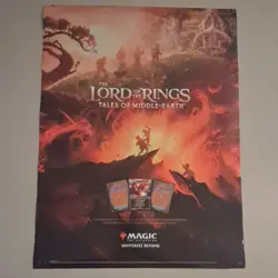 Lord of the Rings FOIL 2 TWO Poster Set 18 x 24 MTG Magic Gathering WOTC - Image 2