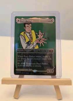 Peter Parker (0232) (Borderless) Marvel's Spider-Man Foil Near Mint - Image 1