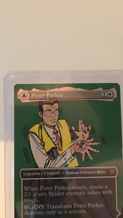 Peter Parker (0232) (Borderless) Marvel's Spider-Man Foil Near Mint - Image 2