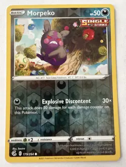 Pokemon - Morpeko - Common - Reverse Holo - 179/264 - LP - Image 1