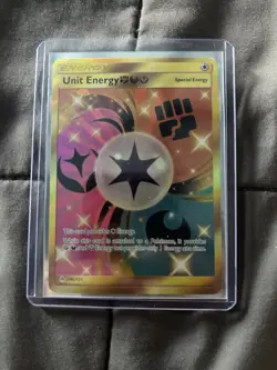 Pokemon TCG Unit Energy FDY Secret Rare Holo SM Forbidden Light 146/131 Eng - Image 1