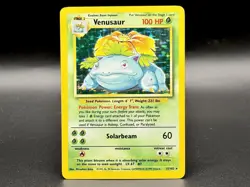 Venusaur 15/102 Base Set Holo Rare Unlimited Pokemon Vintage WOTC 1999 Holo - Image 1
