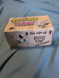 Pokemon TCG Fossil Cardboard Deck Box 60-Card Standard Size Brown Storage Empty - Image 5