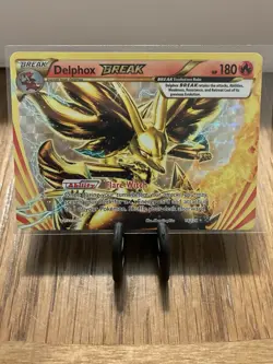 MP Delphox Break 14/124 Ultra Rare Holo Pokemon 2016 Fates Collide - Image 1