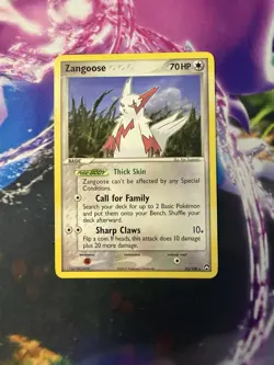 Pokemon Zangoose 25/108 EX Power Keepers - Image 3