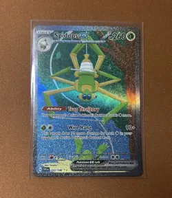 Pokemon TCG Spidops ex 243/198 SV01 Scarlet & Violet SAR Holo EN Miki Tanaka - Image 1