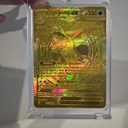 Pokemon TCG Mega Greninja EX 122/086 GOLD SECRET RARE English NM Chaos Rising - Image 3