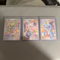 Series 2 First Partner Illustration Galar Grookey 052, Scorbunny 053, Sobble 054 - Image 1