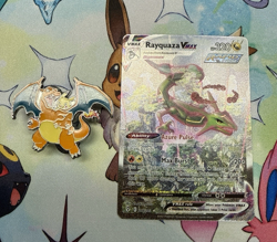 1 X POKEMON Rayquaza VMAX 218/203 Alternate Art - Evolving Skies - NM!! - Image 1