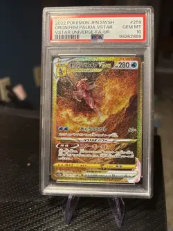 Pokemon Sword & Shield Palkia VSTAR 259 PSA 10 Origin Form - Image 1