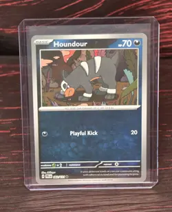 Houndour #62/131 Master Ball Parallel 2025 Pokemon Prismatic Evolutions *RARE* - Image 1