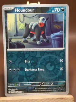 Houndour - Reverse Holo - 132/197 Obsidian Flames - Pokemon TCG LP - Image 1