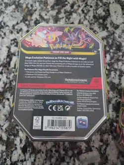 Pokemon TCG Mega Moonlit Tin - Mega Gengar ex BRAND NEW FACTORY SEALED - Image 2