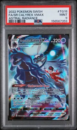 Pokemon TCG Shadow Rider Calyrex VMAX TG18/TG30 Astral Radiance SWSH - Image 1