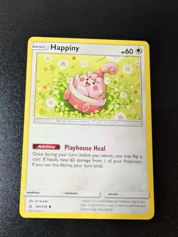 Happiny 161/214 Uncommon Unbroken Bonds Pokemon Near Mint - Image 1