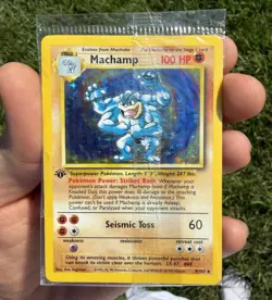 Pokemon TCG Machamp 8/102 1st Edition Deck Exclusives Holo Rare Sealed - Image 1
