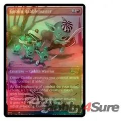 Foil Goblin Rabblemaster M/NM Magic: The Gathering MTG Secret Lair - Image 1