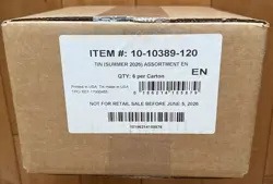 6 tin CASE Pokemon SUMMER 2026 Factory sealed CASE GENGAR & CLEFABLE - Image 1