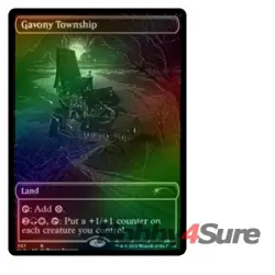 Foil Gavony Township M/NM Magic: The Gathering MTG Secret Lair - Image 1