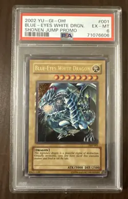2002 YU-GI-OH! SHONEN JUMP PROMO #001 BLUE-EYES WHITE DRGN. SHONEN JUMP PROMO - Image 1