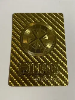 One Piece Wanted Poster Gold Card Collectible✨ - Image 2