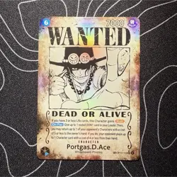 Bandai One Piece CCG Portgas.D.Ace OP13-119 Alt Art Special Foil (EN) - Image 1
