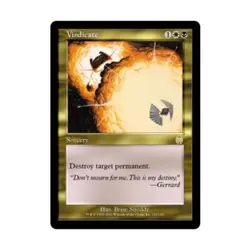 WOTC MtG Apocalypse Vindicate (R) EX - Image 1