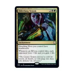 WOTC MtG Commander: Kaldheim Elderfang Venom (R) NM - Image 1