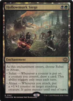 Hollowmurk Siege TDM Rare Foil #192 NM MTG - Image 1