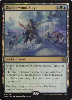 Glacierwood Siege TDM Rare Foil #189 NM MTG - Image 1