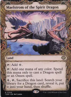 Maelstrom of the Spirit Dragon (Showcase) TDM Rare Regular #326 NM MTG - Image 1