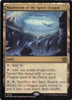 Maelstrom of the Spirit Dragon TDM Rare Foil #260 NM MTG - Image 1