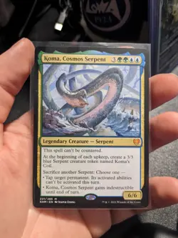 MTG Koma, Cosmos Serpent Kaldheim 221/285 Regular Mythic - Image 2